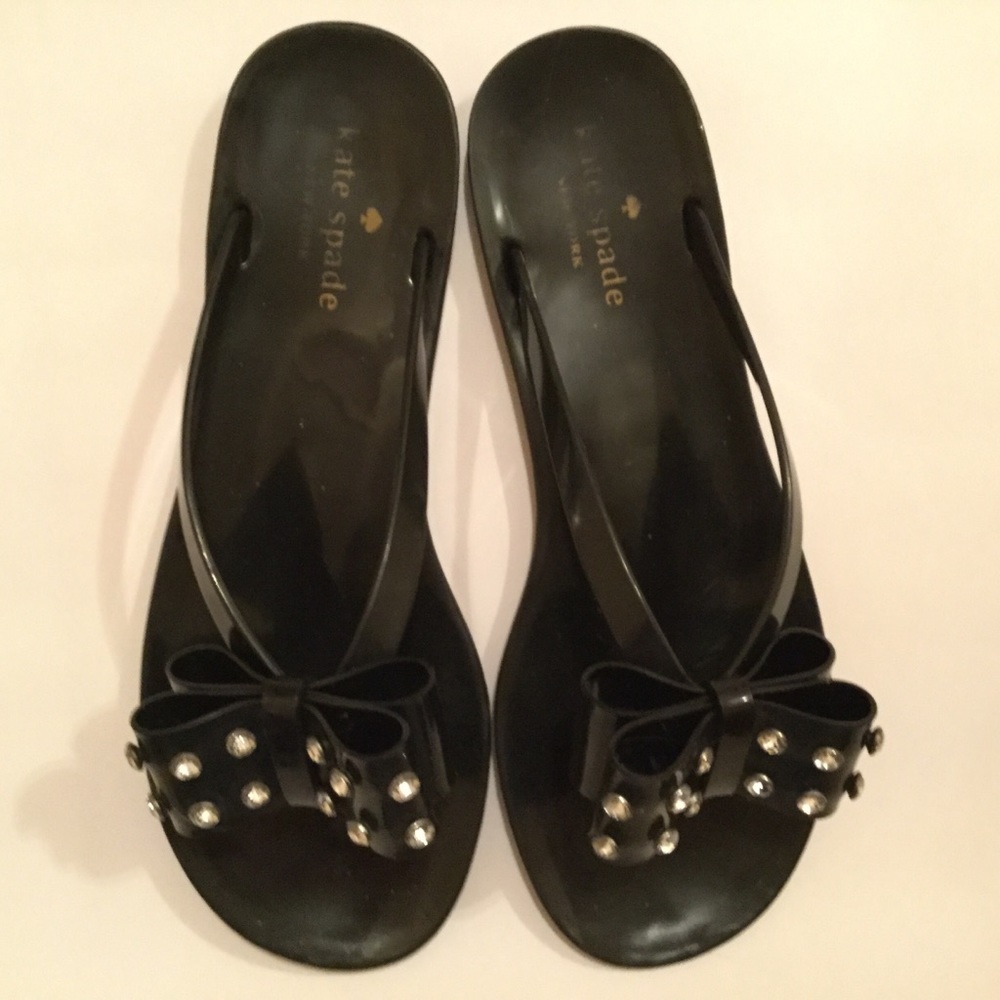 kate spade Francy Bow Embellished Thong Sandal